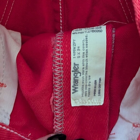 WRANGLER RED WASH VNTAGE 1970s/80s JEANS - Picture 2 of 5